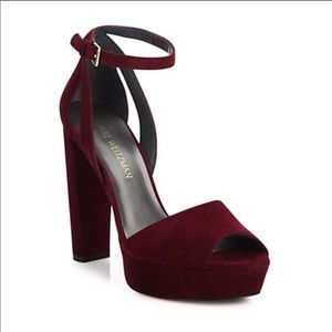 Stuart Weitzman Hijinx Platform Sandal SZ 9.5 NEW